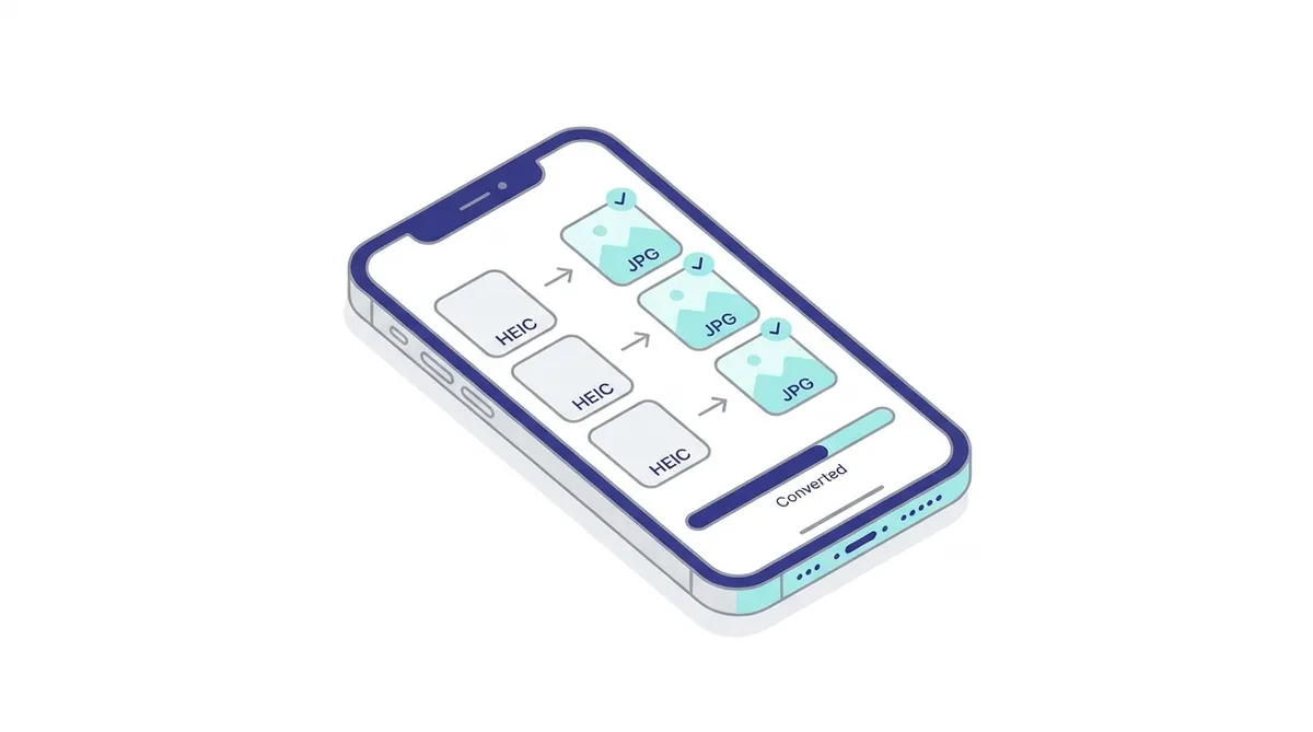 How to convert HEIC to JPG on iPhone